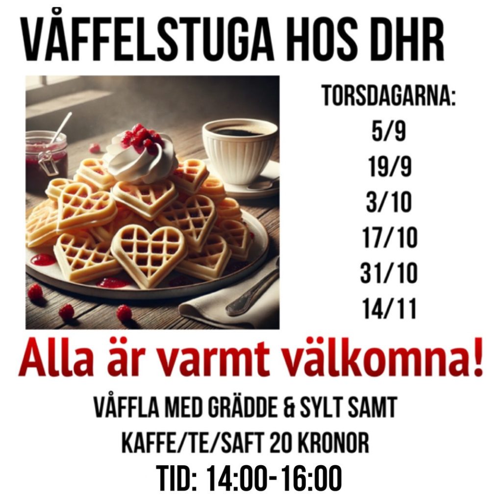 Informationsbild för våffelstugan